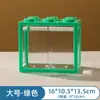 Contenedor de Bloque de Construcción Acrílico en Forma de Caja para Acuario, Pequeño Paisaje Micro de Alta Transparencia para Escritorio de Oficina o Sala de Estar, Decoración Creativa, Apilable