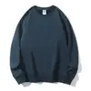 023Y1 Sudadera Personalizada de Fábrica de Peso Pesado 600g con Forro de Polar Cuello Redondo Camiseta Cultural con Logo Impreso y Bordado Ropa de Trabajo