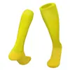 Calcetines de Fútbol Placa Ligera para Adultos Niños Juego Entrenamiento Deportes Calcetines Gruesos con Suela de Toalla Tubo Largo Hasta la Rodilla Bolsillo