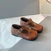 Zapatos de Cuero para Niñas 2026 Primavera y Otoño Nuevos Zapatos Infantiles Zapatos de Princesa para Niñas Pequeñas Mocasines de Suela Suave Zapatos Casuales para Bebé Modernos