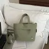 Bolsa de Cor Sólida Feminina Bolsa Transversal Simples Casual Bolsa de Ombro Feminina 2025 Nova Moda Versátil Bolsa de Mão de Lona Feminina