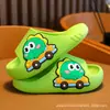 Nuevas Pantuflas Gruesas Antideslizantes para Niños Primavera y Verano Lindos Dibujos Animados Dinosaurio Conejo Baño Interior Niñas Bebé Pantuflas