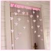 Cortina Decorativa para Puerta de Dormitorio Explosiones ktm Perro Yugui Corazón Morado Alto Valor de Color Corazón de Chica Joven Cortina Colgante para Puerta de Sala de Estar Puerta de Dormitorio Gratis