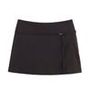 2025 Nuevo Otoño Versátil Cintura Alta Aspecto Adelgazante Anti-Exposición Falda de Línea A Falda Corta Pantalones Culotte Decorados con Cinturón 4661522