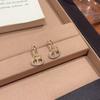 Aretes Europeos y Americanos Transfronterizos de Nariz de Cerdo, Hebillas Retro para la Oreja, Aretes Modernos y Exquisitos, Aretes Versátiles de Nicho, Aretes de Alta Gama