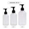 Frasco de Shampoo Ombro Inclinado 500ml Transparente Frasco de Loção Corporal 300ml Cuidados Cosméticos Gel de Banho Frasco Vazio