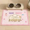 Alfombrilla Alimentación Mascota Gato Perro Pelo Liso de Fábrica Barro de Diatomeas Absorbente Resistente a la Suciedad Fácil de Cuidar Manteles Individuales Antideslizante A Prueba de Salpicaduras Alfombrilla para el Suelo