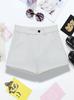 Tiro Real de Versátiles Pantalones Cortos Elásticos de Corte A para Exteriores, Pantalones Cortos de Colores de Estilo Hot Girl Adelgazantes de Cintura Alta para Mujer Transfronterizos 9557