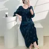 Camisón Corto Dulce y Lindo Estilo Coreano para Mujer, Verano Algodón Seda, Se Puede Usar Afuera, Pijama Holgado, Vestido de Algodón Seda, Ropa de Casa, Estilo Nacional