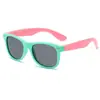 Gafas de sol polarizadas elásticas para niños, gafas de sol de alta calidad, 2-12 años, material de silicona suave, seguras y cómodas para niños, 8001