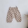 Pantalones Coreanos de Primavera y Verano para Bebé Algodón y Lino Cómodos Sueltos Pantalones Grandes PP Combinan con Todo Cintura Alta Pantalones Casuales Bombachos