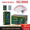 100 pares de frete grátis pesca marca poker cartões de poker competição criativa barata fábrica de poker atacado poker 8068