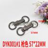 Abrigo de Mujer Accesorios Decorativos Hebilla Decorativa de Metal Hebilla Hebilla Simple de Cinturón para Mujer Cabeza Hebilla Cortavientos Hebilla de Cintura