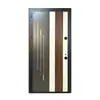 Puerta de Entrada de Aleación de Aluminio Insonorizada Antirrobo Moderna Segura Duradera Soporta Tamaños Personalizados Puerta de Entrada