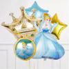 Paquete de Globos de Película de Aluminio con Tema de Dibujos Animados Transfronterizo Estilo Blancanieves Decoración de Escena para Fiesta de Cumpleaños Infantil