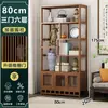 Estante Bogu Madera No Maciza Estilo Chino Nuevo Estante de Té Vitrina Estante de Almacenamiento para Sala de Té Pabellón Duobao Juego de Té Sala de Estar Vela