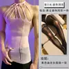 Lobe Roupa Íntima Sexy Gola Halter Vazado Transparente Malha Bodycon Vestido Sexy Puro Desejo Quente Tentação Conjunto Qqny Homens