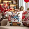 Servicio de Dropshipping para la Serie Festiva y Auspiciosa del Año Nuevo Chino 26º, Año del Caballo, Cojines Rojos al por Mayor