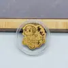 Pegatinas para Teléfono Estilo Hoja de Oro Tesoro, Princesa Por Favor Hazte Rica, Pegatina de Fortuna de Año Nuevo, Regalo de Evento para Teléfono Dios de la Riqueza