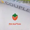 Patch de fruta bordado em tricô DIY acessórios de cabelo para crianças presilha de cabelo roupas sapatos e meias acessórios decorativos patch de fruta