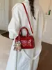 Bolso Cruzado para Mujer Estilo Perezoso Transfronterizo 2026 Nueva Moda Bolso Acolchado Bolso de Hombro Bolso para Viajar Bolso de Bowling