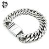 Moda europeia titânio aço colar de aço inoxidável duplo tecido quatro lados moagem corrente venda quente hip hop masculino colar jóias
