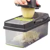 Artefato de corte de vegetais de cozinha transfronteiriço fatiador multifuncional ralador doméstico ralador de batata pepino picador manual