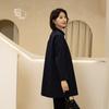 Casaco Trench Coat Novo de Comprimento Médio Yun Yun Spring para Mulheres, Top Curto Casual de Manga Longa com Gola Quadrada, Jaqueta Feminina de Designer