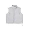 Ropa para Hombre Mtlclothes Ropa Casual para Exteriores Color Sólido Ligero Cálido Sin Mangas Cuello Alto Chaleco de Plumas, Sencillo y Versátil.