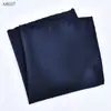 Pañuelo de bolsillo cuadrado para traje de hombre azul a rayas rojo vino padrino novio boda toalla de pecho traje británico toalla de bolsillo venta al por mayor