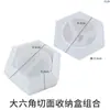 Caja de Almacenamiento Hexagonal de Yeso Cemento Resina DIY Taza Pequeña Hexagonal para Velas Molde de Silicona de Yeso
