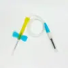 Versión en Inglés de Comercio Exterior Aguja Desechable Mariposa para Extracción de Sangre, Aguja de Extracción de Sangre de Doble Ala, Aguja de Seguridad para Extracción de Sangre Veterinaria