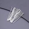 Aguja de nueve caracteres aguja plana accesorios vintage diy hecho a mano interfaz con cuentas aguja de 9 caracteres alfiler en T accesorios colgantes al por mayor