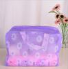 Neceser de viaje creativo para el hogar, neceser de PVC impermeable con diseño floral, neceser de baño, bolsa de almacenamiento al por mayor