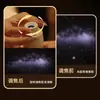 Lâmpada de Mesa Modelo Novo 2026 para Quarto Mesinha de Cabeceira Noturna Proteção Ocular para Dormir com Folhas de Vidro Substituíveis Luz Noturna com Projeção de Céu Estrelado USB