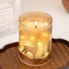 Decoración de Atmósfera Navideña Velas Perfumadas Led Decora Escenas de Fiesta en Interiores y Exteriores con Luz