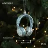 Pingente de Plástico Azul Transfronteiriço Pó Pegajoso Decoração de Janela de Árvore de Natal Estrela de Cinco Pontas Floco de Neve Decoração de Desenho Animado Layout de Cena