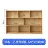 Armário de Brinquedos de Madeira Maciça para Jardim de Infância Armário Combinado Armário de Armazenamento Infantil Armário de Canto Armário para Mochilas Escolares Armário de Material Didático Montessori Armário para Sapatos