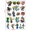 Novos Adesivos de Tatuagem Desenho Animado do Cara das Ferramentas do Minecraft da Amazon Presente de Aniversário Sorteio