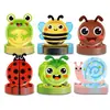 Platos de Papel con Forma de Animales e Insectos Bp043, Vajilla para Fiesta Navideña para 6 Personas, Platos Decorativos Desechables