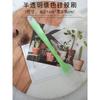 Raspador de silicona integrado pala resistente a altas temperaturas espátula para pastel y crema raspador mezclador para turrón y galleta de copo de nieve borrador