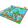 Piscina inflável externa piscina infantil banca de piscina de pesca piscina de bolinhas oceânicas piscina de barco grande parque aquático