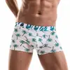 Verão Adolescente Personalizado Cueca da Moda Cueca Boxer Masculina Estampada Cueca Boxer Respirável Calças de Cintura Média