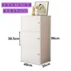 Gabinete Sencillo de Altura Ajustable con Puertas y Cerraduras, Gabinete de Almacenamiento, Archivador, Gabinete de Madera de Combinación Libre, Gabinete para Balcón