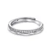 Anillo de Pareja Time Gap, un Par de Anillos Nicho Estilo Ins para Hombre y Mujer, Anillo Abierto de Moda Beso Puente Suspiro