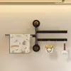 Suporte de Ventosa para Panos de Cozinha, Suporte Giratório para Escorredor, Multifuncional, Montado na Parede, Toalheiro, Suporte para Lavar Louça