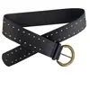 Cinturón Ancho Estilo Western Americano Retro para Mujer Bohemio Jeans Resistentes con Cinturón de Personalidad de Nicho
