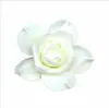 Flor de Espuma Rosa Flor Cabeza Planta Verde Artificial Flor Falsa Estilo Pico de Pollo Flor Flor de Rosa de Espuma Hecha a Mano DIY Ramo