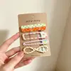 Horquillas Lote de Un Yuan Artículos de Puesto Callejero Accesorios para el Cabello Juego Completo Empaque Dibujos Animados Accesorios de Doble Cara Pinzas Pequeñas Accesorios para el Cabello de Niños Venta al por Mayor