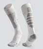 Calcetines de compresión deportivos profesionales, calcetines de esquí de lana gruesa cálidos de invierno, amortiguadores de golpes, resistentes al desgaste, calcetines de compresión muscular graduados